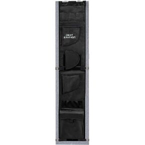 NEXT STATION Gun Safe Door Organizer,Safe Door Panel Organizer with Pistol Holsters Document Pouch Adjustable Width Fit Back Panel from 9 to 14 inches, Gun Safe Accessories Storage (8.5W*45.5H inch)