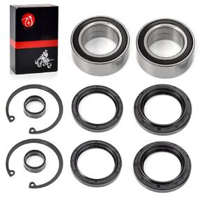 Front Wheel Bearings & Seals Circlip Dust Seal Compatible with Honda Rancher 350 TRX350 FE/FM Rancher 400 TRX400 FGA/FA Rancher 420 TRX420 2000-2014