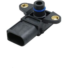 X AUTOHAUX 3 Pins Car Intake Manifold Absolute Air Pressure Sensor 13628617097 DC 12V for BMW E60 E66 E82 E90 E91 X3 X5 M6