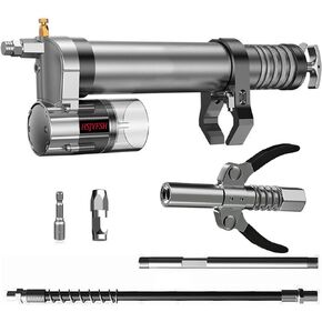 HSJYFSH Grease Gun Adapter,Convert Pneumatic Tool, Cordless Drills and Impact Drivers into Electric Grease Gun，Universal Conversion Gun Head with Grease Gun Coupler