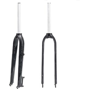 BUCKLOS 26/27.5/29" Mountain Bike Rigid Forks, 1-1/8" Straight MTB Rigid Fork Disc Brake, Superlight Aluminum Alloy Bicycle Rigid Fork fit BMX MTB Road Bike
