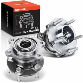 A-Premium 2 x Rear Wheel Bearing and Hub Assembly with 5-Lug Compatible with Ford Escape 2013-2019 & Lincoln MKC 2015-2019, AWD Only, Replace # 512500