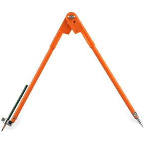 Dtacke Professional Woodworking Compass Pencil Marking Compass Circle Maker Scriber Compass for Geometry (Large)