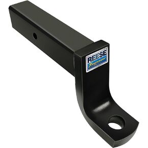 Reese 7028200 Class V Heavy Duty Ball Mount ,13,000 lbs. Capacity, Fits 2-1/2 inches Receiver, 5 inch Drop, Black