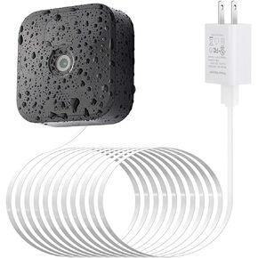 Power Adapter for Blink XT / XT2 & Blink Outdoor (3rd Gen) Camera, with 25 ft/7.5 m Weatherproof Cable Continuously Charging Blink Camera, No More Battery Changes - Black