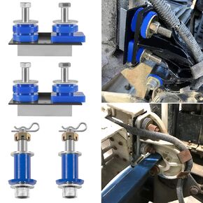 Engine Hood Hinge Pivot Bolt Kit for Peterbilt 378 379, Bushing and Mounting Bolt Kit Accessories, P/N 13-04154, 13-04164; ATRO HM75-66154, HM75-66164; 3-15273, 13-04726, 13-04727