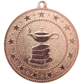 Express Medals Various 10 Pack Styles of Scholastic Award Medals with Neck Ribbons Trophy Award Prize Gift