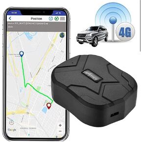 TKSTAR 4G GPS Tracker for Vehicles Hidden Magnetic Car GPS Tracker Locator Real-time Vehicle Tracking Devices with Electric Fence and Anti-Theft Alarm for Car/Motorcycle/Trucks/Fleet/Boat (4G TK905) in Kuwait