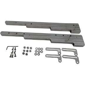 1 Set Aluminum Silver Spark Plug Wires Looms Separator Holders Compatible with SBC BBC SBF 302 350 454 V8 Engine