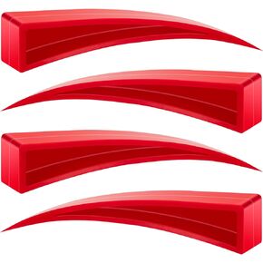 AUTODECO 4 Pieces Car Window Curved Dent Repair Kit