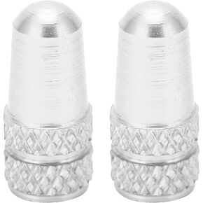 2pcs Presta Valve Caps, Aluminum Alloy Bicycle French Valve Stem Cap Dust Cover Bike Tire Valve Caps (Golden) Riding