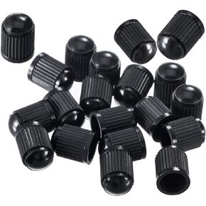 25 Pack Tyre Valve Dust Covers - Plastic Tire Caps for Bike, Car, Trucks, Motorbike, and Bicycle