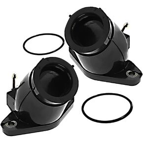 Carburetor Intake Manifold Holder Boot For Yamaha XVS650 V-Star Carburetor Joint Replace part # 4TR-13586-01-00/4TR-13596-01-00(Pack of 2)