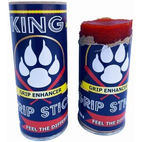 King Grip Stick 5.29 oz. Pine Tar Bat Grip Stick, Professional Baseball/Softball Grip Enhancer Natural Wax Formula, Bat Stick, One Size