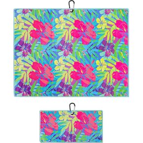 Argyle Plaid Golf Towel with Clip for Women and Men, Microfiber Waffle and Ball Towels, Set of 2 in Kuwait