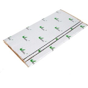 uxcell 10pcs 80mil 10.5sqft Car Sound Deadener Heat Insulation Mat Butyl Pad Damping Self Adhesive Deadening Material Door Roof Floor Sound Barrier