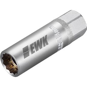 EWK 14mm 12 Point Thin Wall Magnetic Spark Plug Socket for BMW, Mini Cooper, Nissan, Infiniti