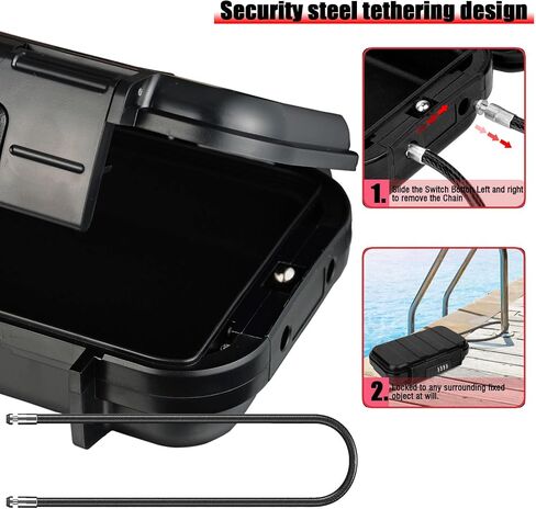 Protable Key Storage Security Lock,V-Resourcing® Door Knob Mounted Re-settable 4 Digit Combination Lock Box,to Share and Secure Keys for Home,Office,Garage, Airbnb etc in Saudi Arabia