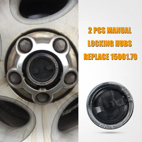 WZTEPENG 2 قطعة محاور قفل العجلات اليدوية تحل محل 15001.70 متوافقة مع Ford Ranger 1998-2003 Ford Explorer 1995-2001 Mazda B-Series Pickup 1998 1999 2000 2001 2002 2003 2004 2005 2006 2007 2008 2009 in Kuwait