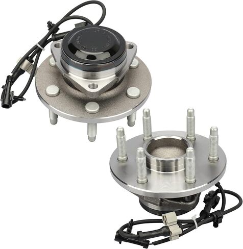 Front Wheel Hub Assembly 515054 Wheel Bearing fit 1999-2012 Chevy Sierra GMC Silverado Cadillac Replacement for 6 Lugs Wheel Hubs with ABS Fits ONLY 2WD in Saudi Arabia