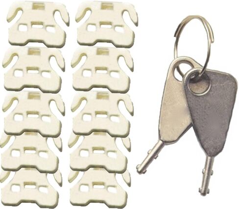 FJM Security FJM-0916 USB Port Locks, Pack of 10, Secure Your Data, USB Blocker with Key, Antitheft Locking Devices in Saudi Arabia