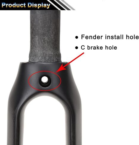 BUCKLOS 28.6mm 700C Full Carbon Fiber Road Bike Rigid Fork, C-Type Clamp Brake, 1-1/8 Threadless Straight Tube Superlight 3K T800 Bicycle Front Fork in Saudi Arabia
