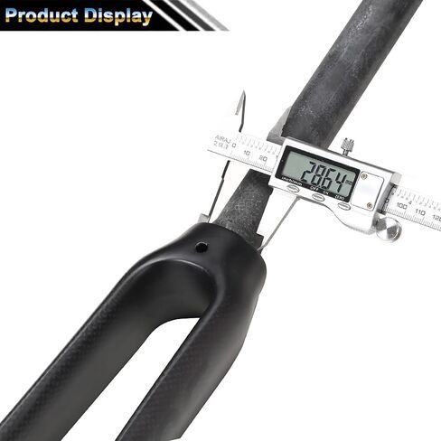 BUCKLOS 28.6mm 700C Full Carbon Fiber Road Bike Rigid Fork, C-Type Clamp Brake, 1-1/8 Threadless Straight Tube Superlight 3K T800 Bicycle Front Fork in Saudi Arabia
