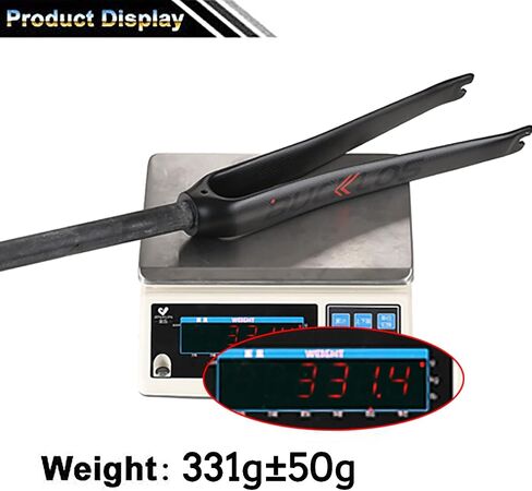 BUCKLOS 28.6mm 700C Full Carbon Fiber Road Bike Rigid Fork, C-Type Clamp Brake, 1-1/8 Threadless Straight Tube Superlight 3K T800 Bicycle Front Fork in Saudi Arabia