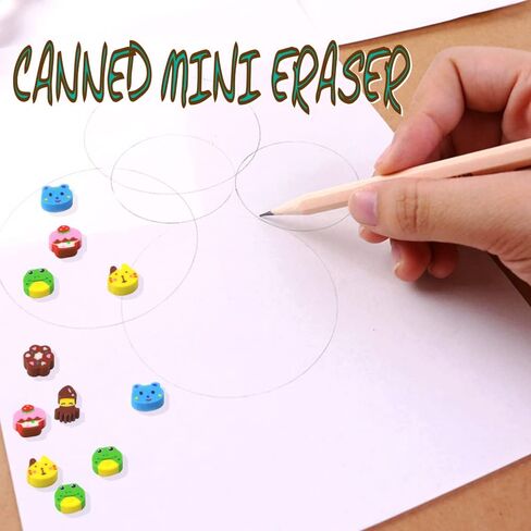 Newbested 750 قطعة متنوعة من محايات أقلام الرصاص الصغيرة المبتكرة، ممحاة صغيرة ملونة لكعكة الحياة البحرية والفواكه والخضروات لجائزة الطلاب ومكافأة الواجبات المنزلية وحفلات الهدايا الفنية واللوازم المدرسية in Kuwait