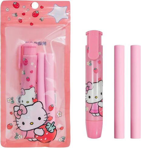Kawaii Eraser Cute Erasers for Kids Retractable Pencil Erasers for Pencils Fun Erasers Suitable for Children Over 6 Years Old Back to School Supplies Kid Party Favors Gift Exchange Game Reward GIF in Saudi Arabia