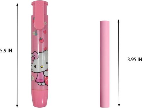 Kawaii Eraser Cute Erasers for Kids Retractable Pencil Erasers for Pencils Fun Erasers Suitable for Children Over 6 Years Old Back to School Supplies Kid Party Favors Gift Exchange Game Reward GIF in Saudi Arabia