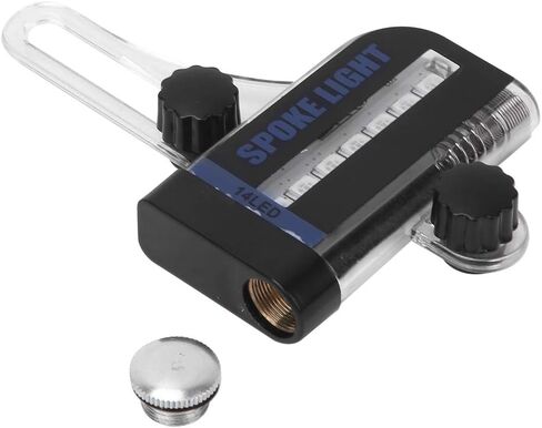 أضواء الدراجة الجبلية Keenso، مصابيح مزدوجة الجانب 14LED RGB للدراجة قابلة لإعادة الشحن، مصابيح LED صغيرة للدراجة، مصباح سلكي، ملحقات ركوب الدراجات in Kuwait