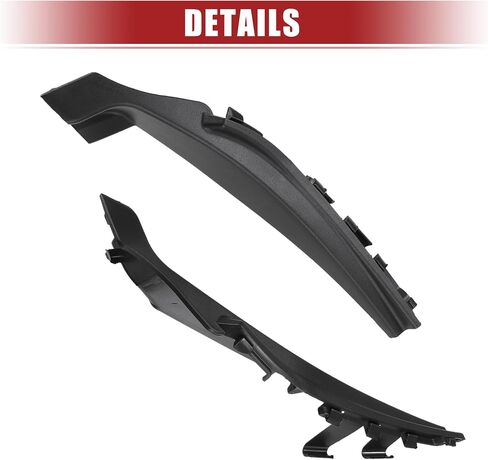 ACROPIX Front Windshield Wiper Cowl Cover Extension Trim Wiper Cowling Plastic Panel Fit for Nissan Sentra 2013-2019 No.668943SG0A/668953SG0A - Pack of 2 in Saudi Arabia