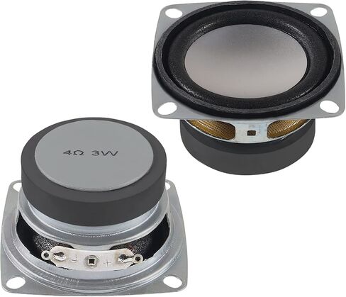 ACEIRMC 4 قطع 2 بوصة 4Ohm 3W DIY مكبر صوت صغير كامل المدى مكبر صوت ستيريو لاردوينو ومكبر صوت DIY (B) in Saudi Arabia