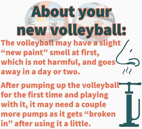 Beach Daze Volleyball, Frisbee & Hand Pump - Size 5, Court or Beach Outdoor/Indoor Volleyball, Bag Included… in Saudi Arabia