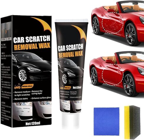 2pcs Upgrade Car Scratch Repair Paste,2024 New Car Paint Scratch Repair Remover,Professional Scratch Repair Paste Polishing Wax,Car Scratch Repair Kit with Wipe & Sponge for Car Various Surfaces in Saudi Arabia