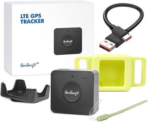 Benbengo GPS Tracker for Dogs, Kids, Elderly, Cars Hidden, Asset, Dementia, Alzheimer Needs. 5G-Compatible(LPWA CATM1), GPS&WiFi. Waterproof, Long Lasting Battery, Pet Activity. Subscription Required in Saudi Arabia