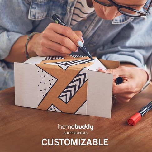 HomeBuddy 4x4x4 Shipping Boxes - Packs of 25/50/100 Candle Packaging, Small Shipping Boxes for Small Business, Mailing Boxes for Small Gifts, Candle 4x4 Shipping boxes, Mug boxes for Shipping in Saudi Arabia