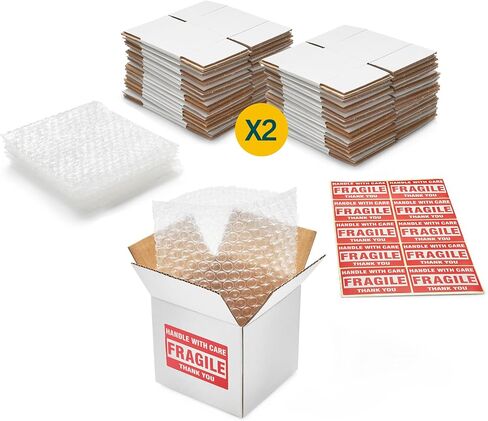 HomeBuddy 4x4x4 Shipping Boxes - Packs of 25/50/100 Candle Packaging, Small Shipping Boxes for Small Business, Mailing Boxes for Small Gifts, Candle 4x4 Shipping boxes, Mug boxes for Shipping in Saudi Arabia