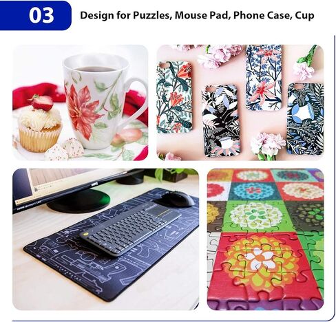 Koala Sublimation Paper 3.5x9 inches 330 Sheets Easy to Heat Transfer 11oz Mugs Compatible with Inkjet Printer Sublimation Ink 100g in Saudi Arabia