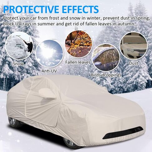 Custom for Honda CR-V 1997-2023 2024 Car Cover Waterproof All Weather, Oxford Fabric Heavy Duty Car Cover for Honda CR-V Accessories with Zipper Door Trunk Outdoor Windproof Rain Protection in Saudi Arabia