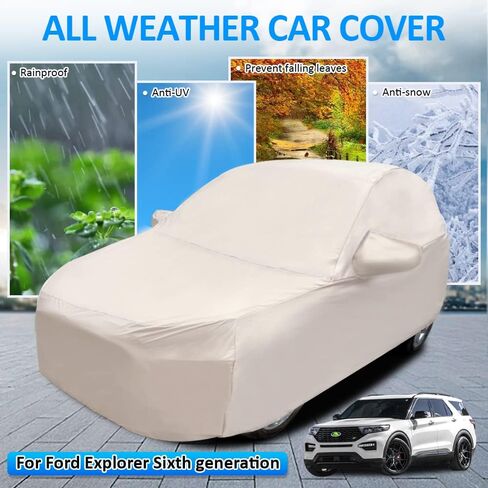 Custom for Honda CR-V 1997-2023 2024 Car Cover Waterproof All Weather, Oxford Fabric Heavy Duty Car Cover for Honda CR-V Accessories with Zipper Door Trunk Outdoor Windproof Rain Protection in Saudi Arabia