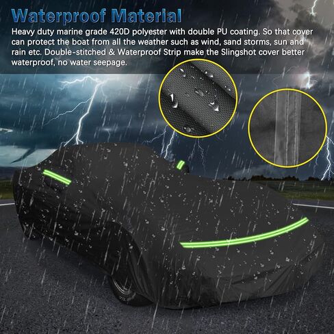 for C3 Corvette Car Cover Waterproof, Sun Heat Protection Outdoor Full Car Covers with Driver Side Zipper Windproof Heavy Duty All Weather Fit for C3 1968-1982 Chevy Corvette,Not for Rear Wing in Kuwait