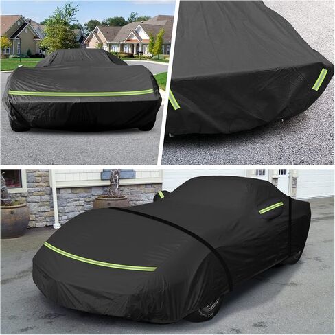 for C3 Corvette Car Cover Waterproof, Sun Heat Protection Outdoor Full Car Covers with Driver Side Zipper Windproof Heavy Duty All Weather Fit for C3 1968-1982 Chevy Corvette,Not for Rear Wing in Kuwait