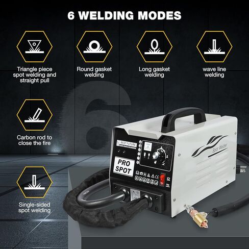 AUTOAND Dent Puller Spot Welder, 110V 1800W Auto Stud Welding Machine with 16 Types of Accessories 3500A Digital Panel Spot Welder 6 Mode Auto Body Dent Puller Repair Kit in Kuwait