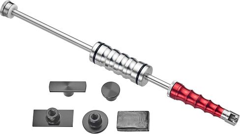 kauplus 7PCS Slide Hammer Dent Puller & Tab Kits Set, Auto Body Dent Removal Cold Glue Tab Kits in Saudi Arabia