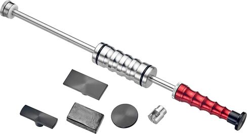 kauplus 7PCS Slide Hammer Dent Puller & Tab Kits Set, Auto Body Dent Removal Cold Glue Tab Kits in Saudi Arabia