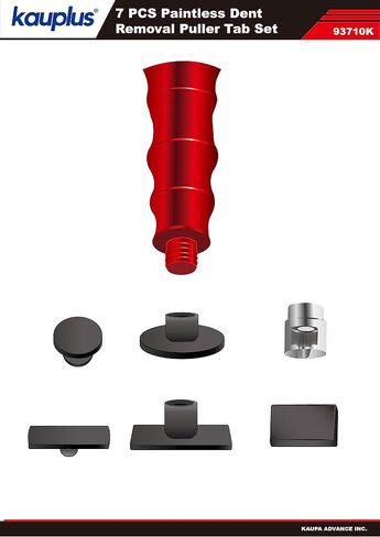 kauplus 7PCS Slide Hammer Dent Puller & Tab Kits Set, Auto Body Dent Removal Cold Glue Tab Kits in Saudi Arabia