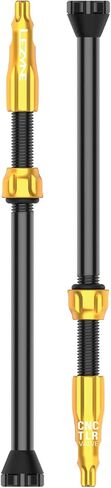 Lezyne TLR Bicycle Tubeless Valve Stem, Road, Gravel, Mountain Bike, Presta, Valve Core Remover, 44mm, 60mm, 80mm in Kuwait