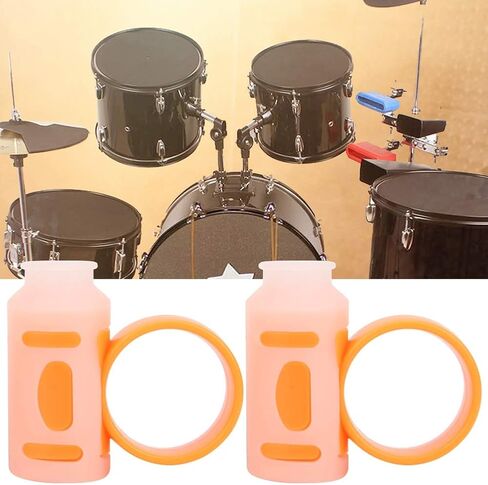 2 Pcs Drum Stick Control Clip Easy Stick Twirl Drumsticks Aid Auxiliary Tool Drumsticks Accessories for Drummer (Black) Performance Accessory in Saudi Arabia